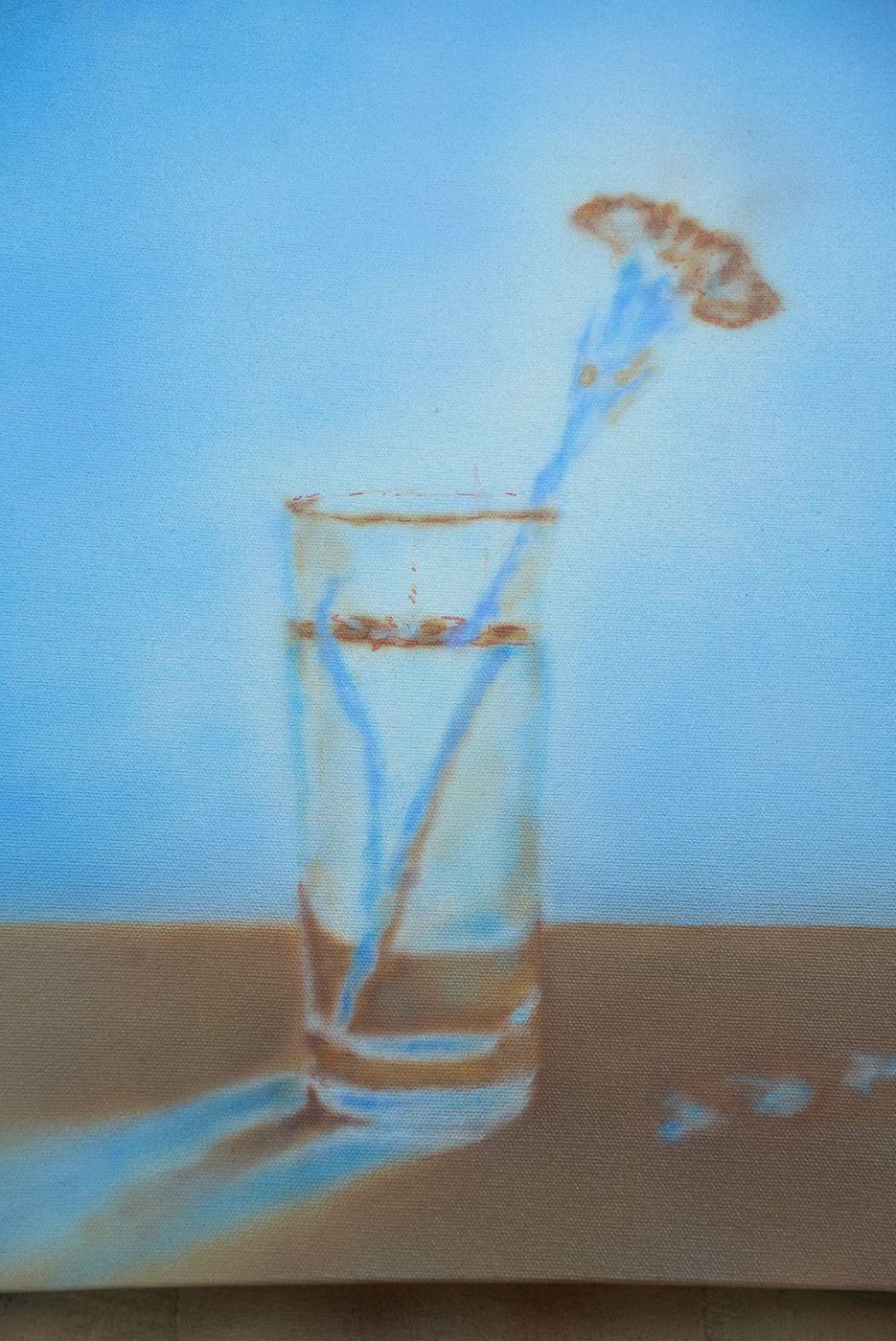 Aura (detalle), acrílico sobre lienzo de Luis Salcedo Nieto, Aura & Identidad