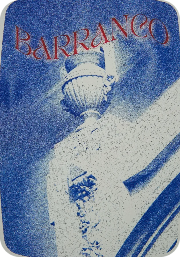 Casona García Bedoya (Hotel B), Barranco: postal dibujada a mano por Luis Salcedo Nieto